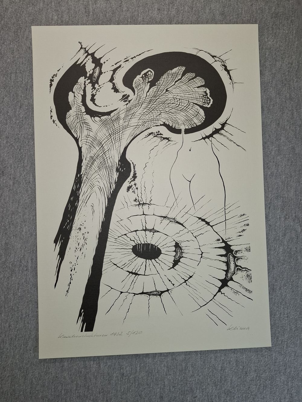 Rare German Kilma 1982 Limited Art Print